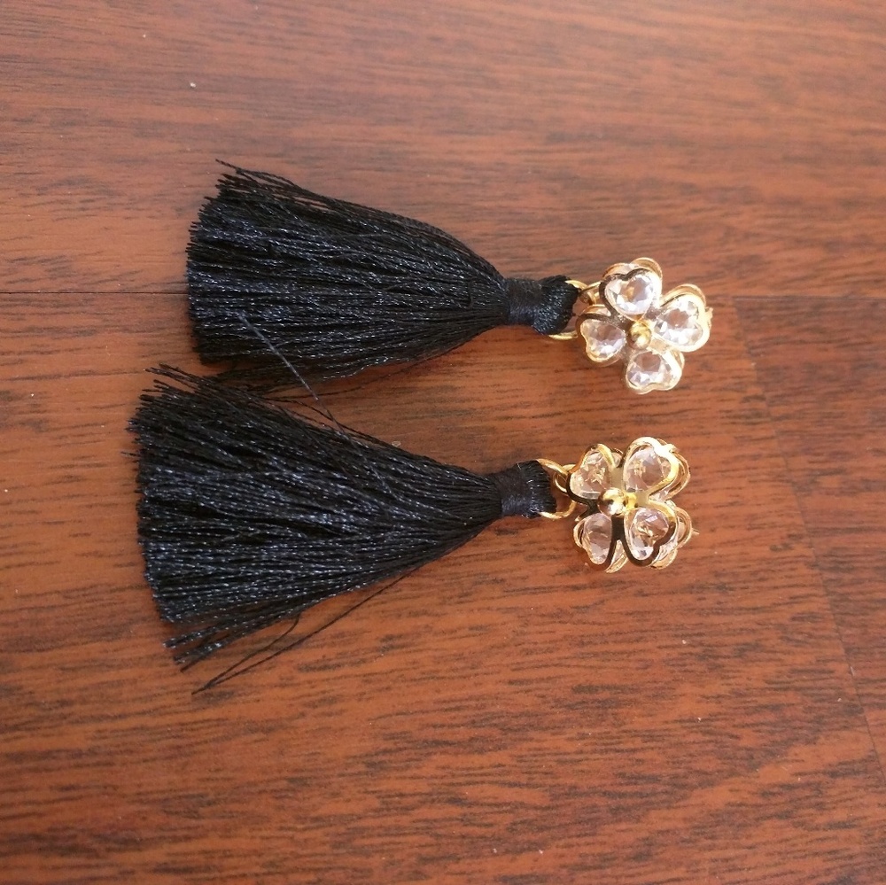 Silk threaded earrings